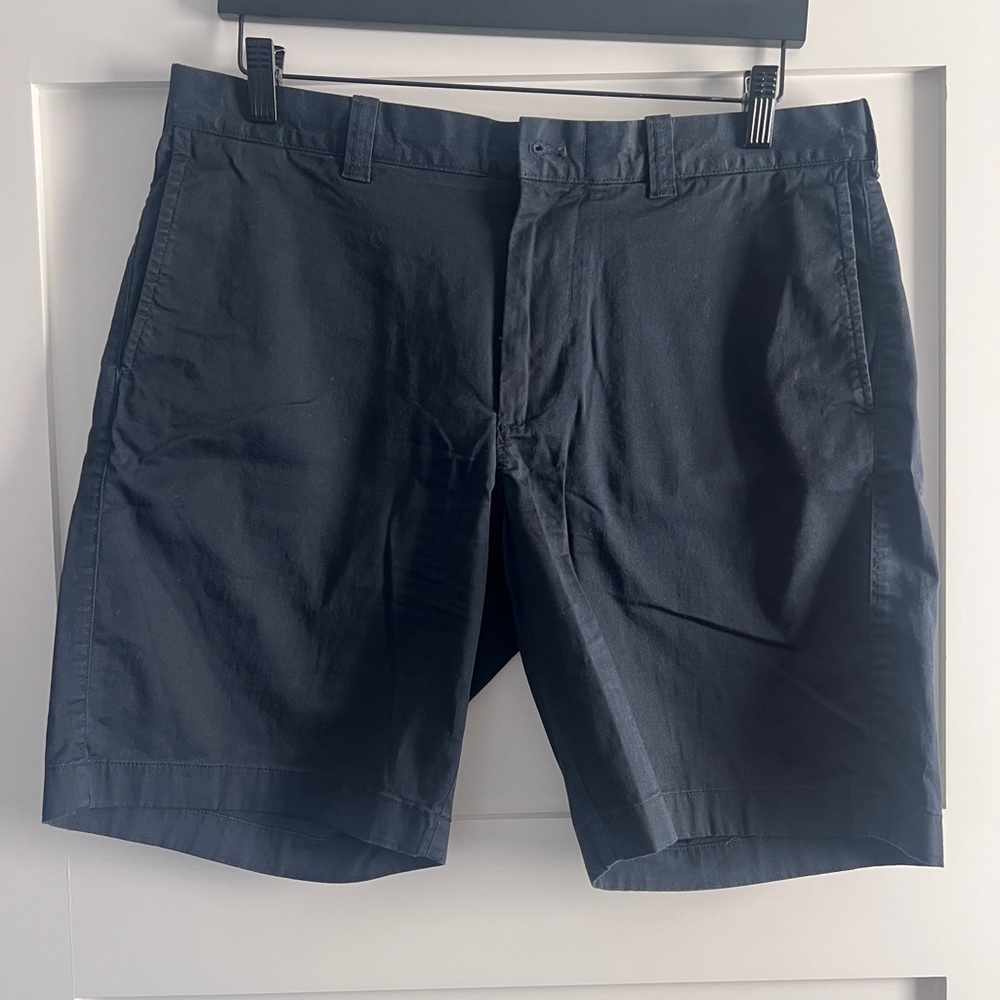 J. Crew Blue Flat Front Shorts Lightweight Casual